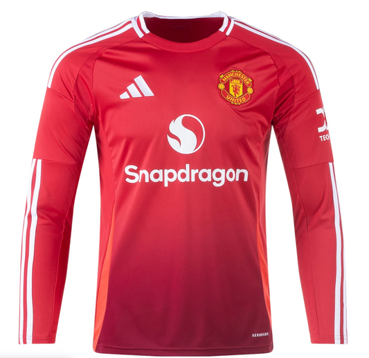 Manchester United long sleeve Home 24/25 Jersey