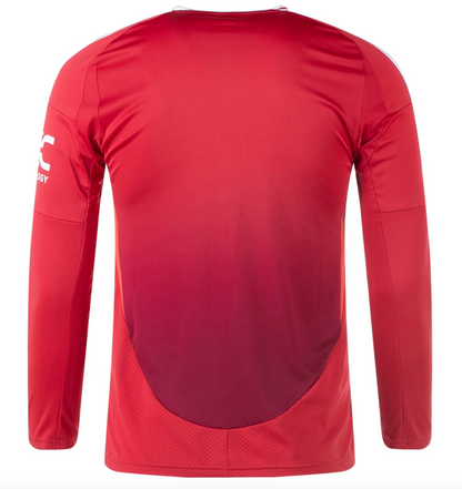 Manchester United long sleeve Home 24/25 Jersey