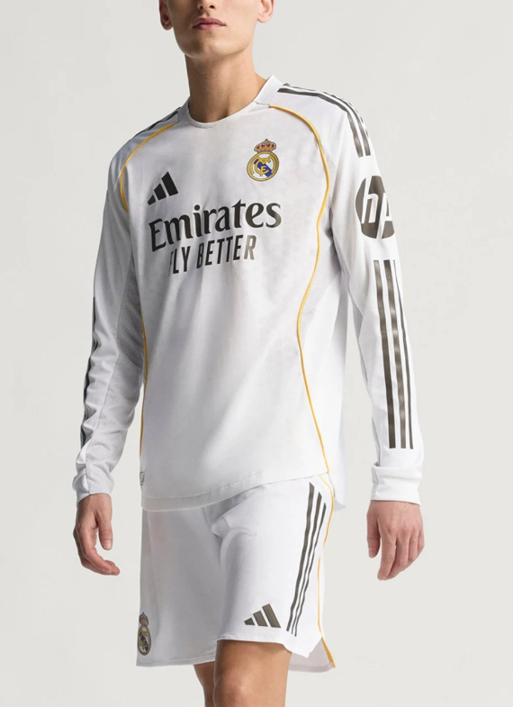 R. Madrid 25/26 Home Long sleeve