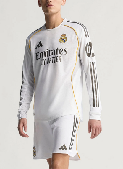 R. Madrid 25/26 Home Long sleeve