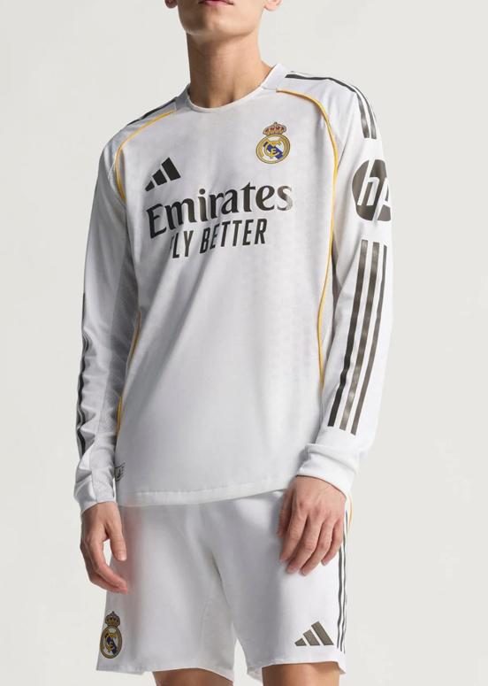 R. Madrid 25/26 Home Long sleeve
