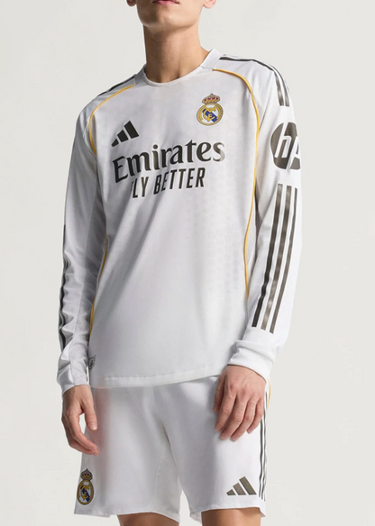 R. Madrid 25/26 Home Long sleeve